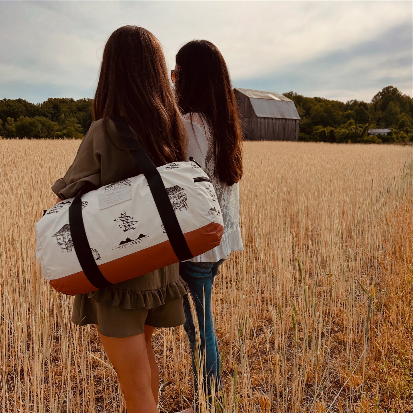 The Kōkua Duffle with Limited Addition Pono + Nohea Splashproof Bag