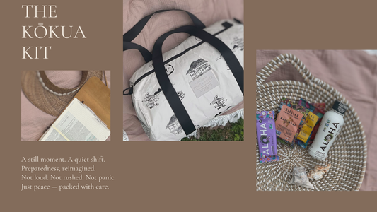 The Kōkua Kit- Limited Addition Pono + Nohea Splashproof Bag PRE-ORDER